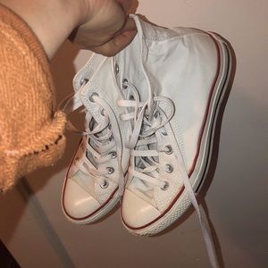 White high top converse